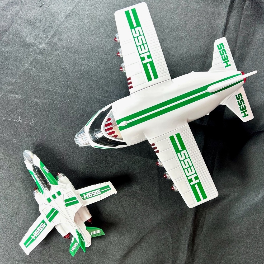 Hess Toy Cargo Plane and Jet 2021 with LED Lights and Sounds EUC